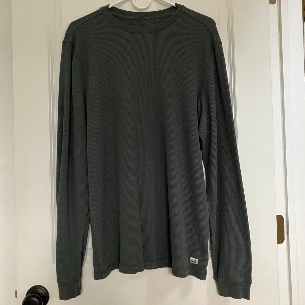 Vuori Waffle Crew Dark Gray